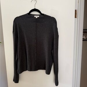 H&M Dark Charcoal Crewneck Sweater